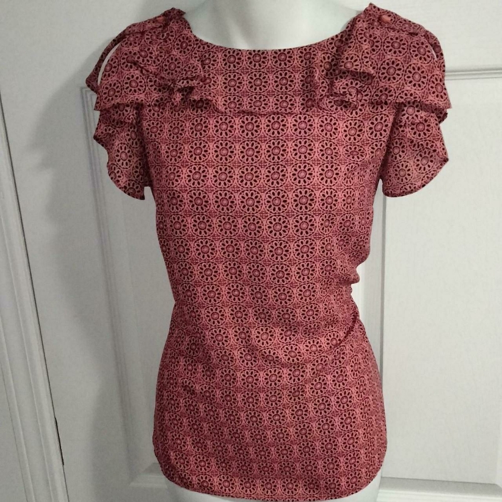 Worthington Coral Lace Women's Blouse